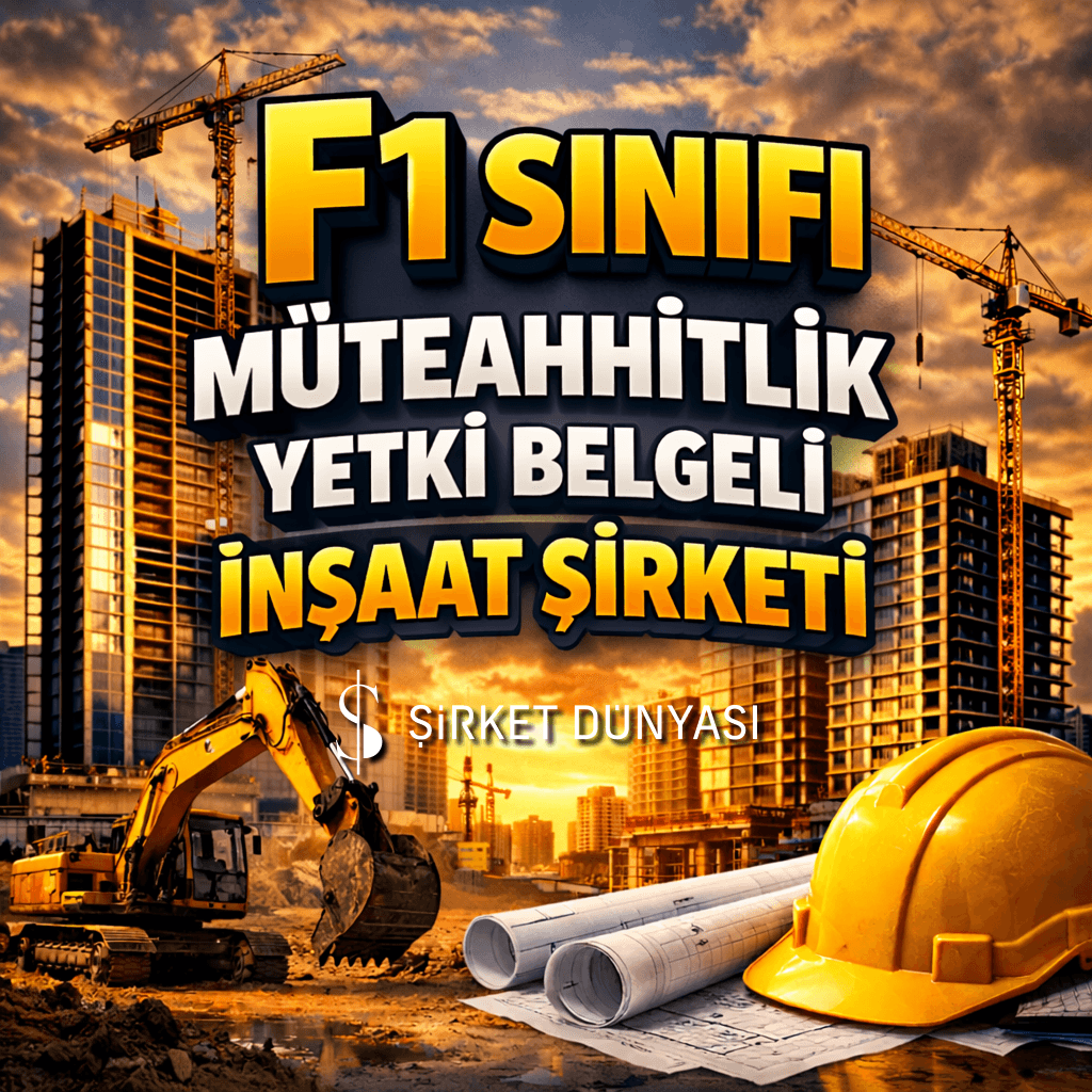 F1 GRUBU MÜTEAHHİTLİK BELGELİ İNŞAAT ŞİRKETİ