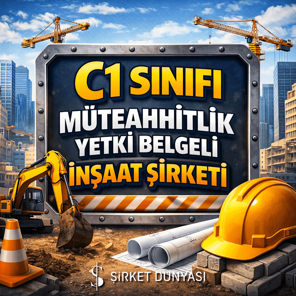 C1 GRUBU MÜTEAHHİTLİK BELGELİ İNŞAAT ŞİRKETİ