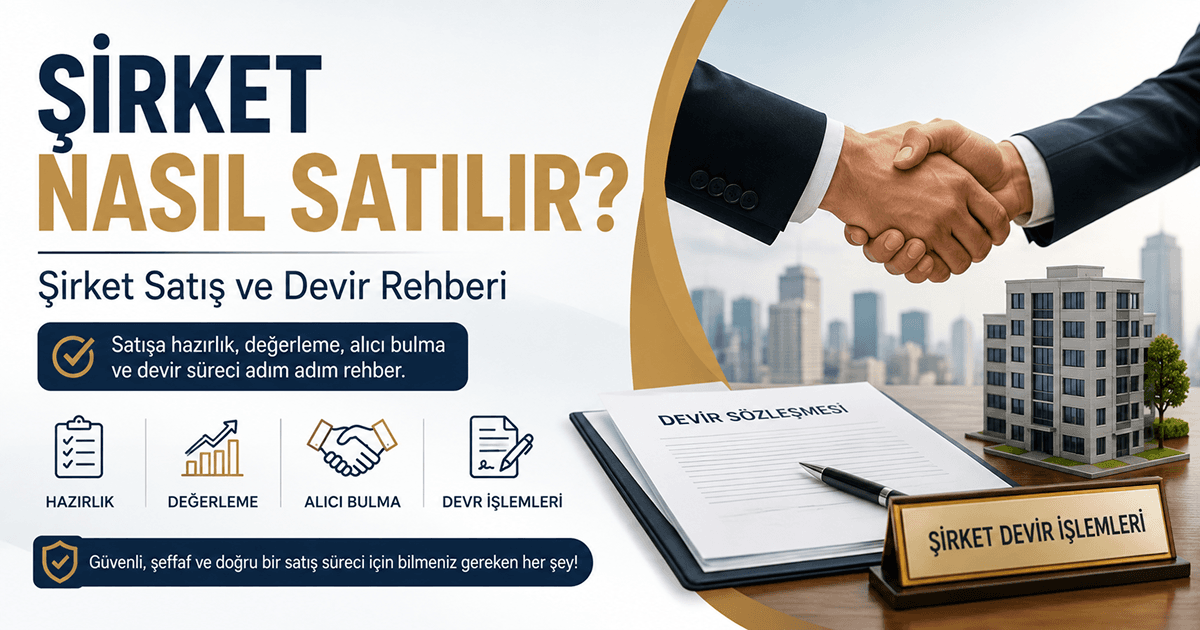 Şirket Nasıl Satılır? Şirket Satış ve Devir Rehberi