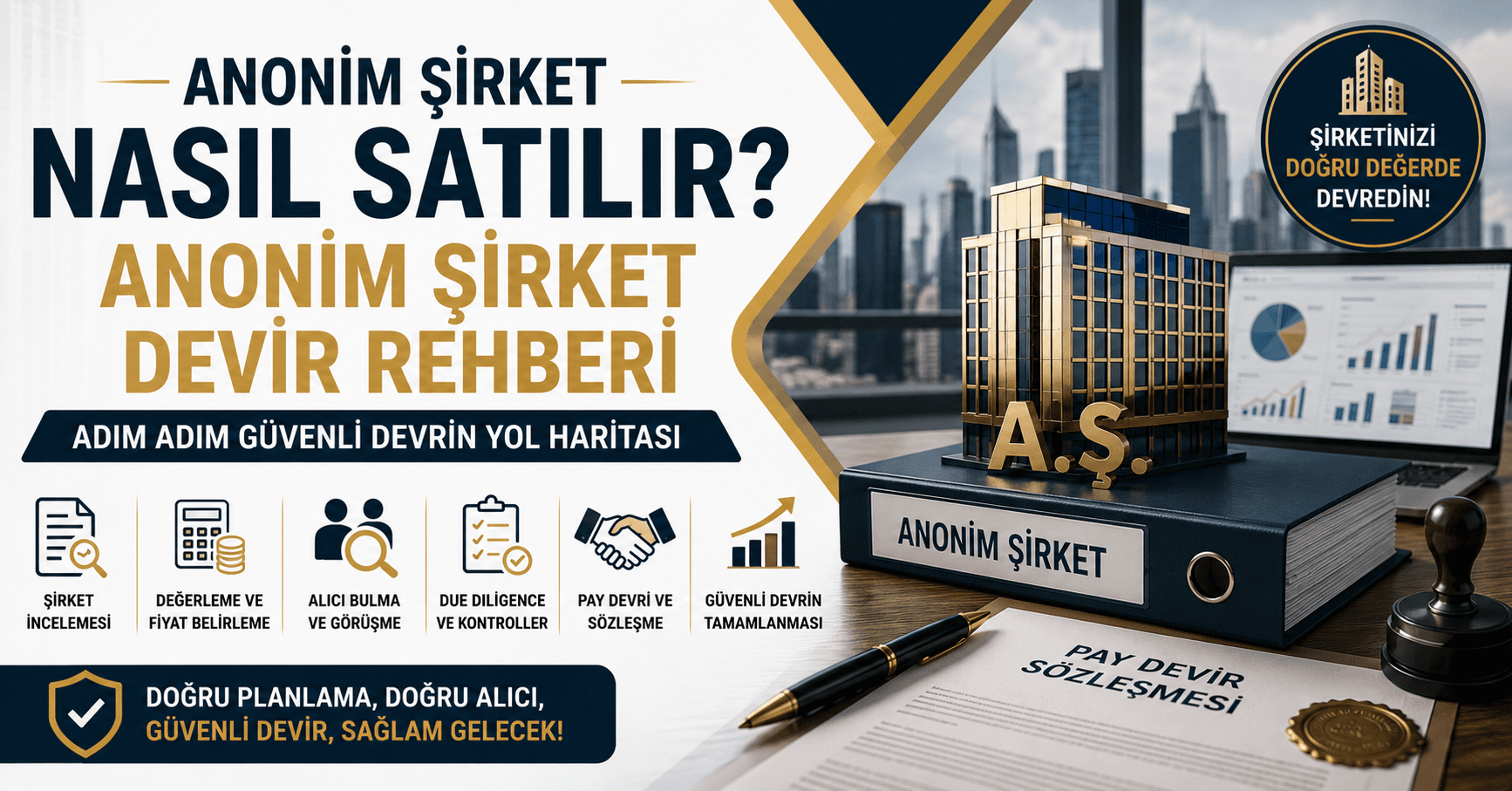 Anonim Şirket Nasıl Satılır? Anonim Şirket Devir Rehberi
