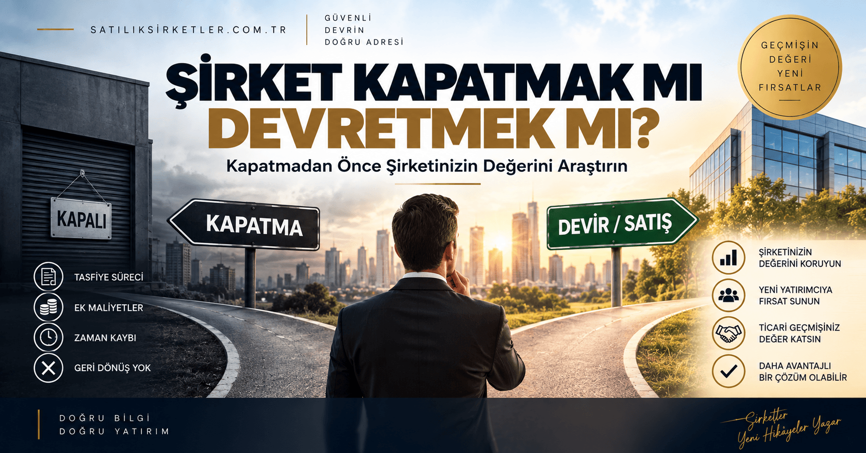 Şirket Kapatmak mı Devretmek mi? Hangisi Daha Mantıklı?