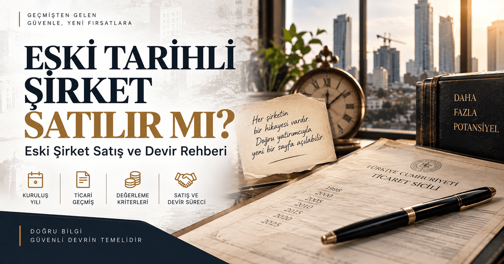 Eski Tarihli Şirket Satılır mı? 2026 Devir Rehberi